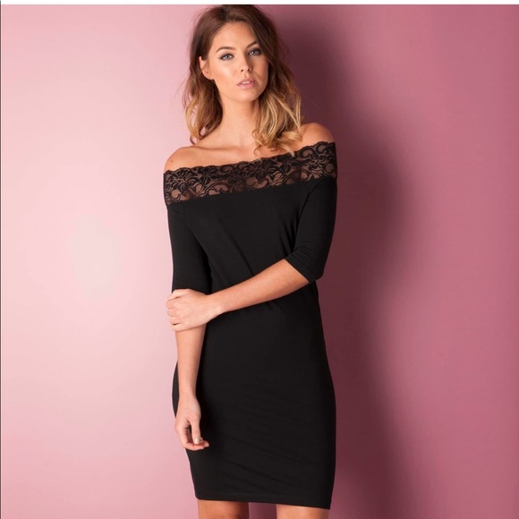 Noisy may Dresses & Skirts - Noisy May Sz Med Black Dress Lace Detail